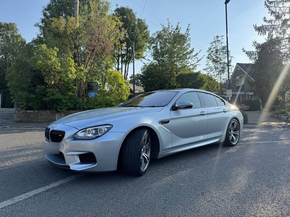 Silver BMW M6 Gran Coupé